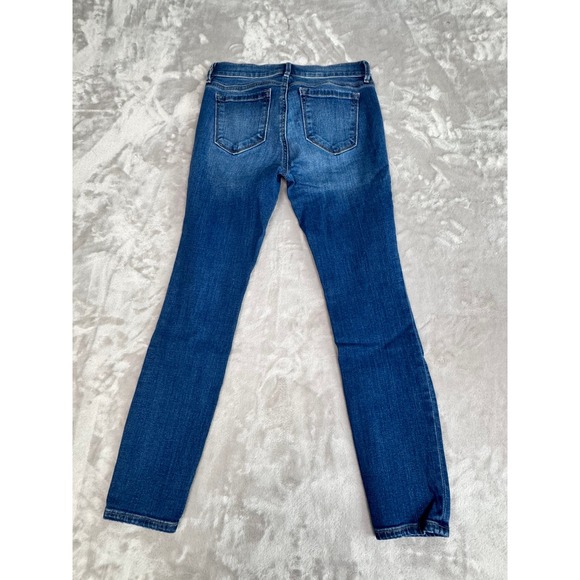 LOFT Outlet Petite Modern Skinny Jeans Size 0 Blue Denim Excellent Condition - Picture 9 of 10